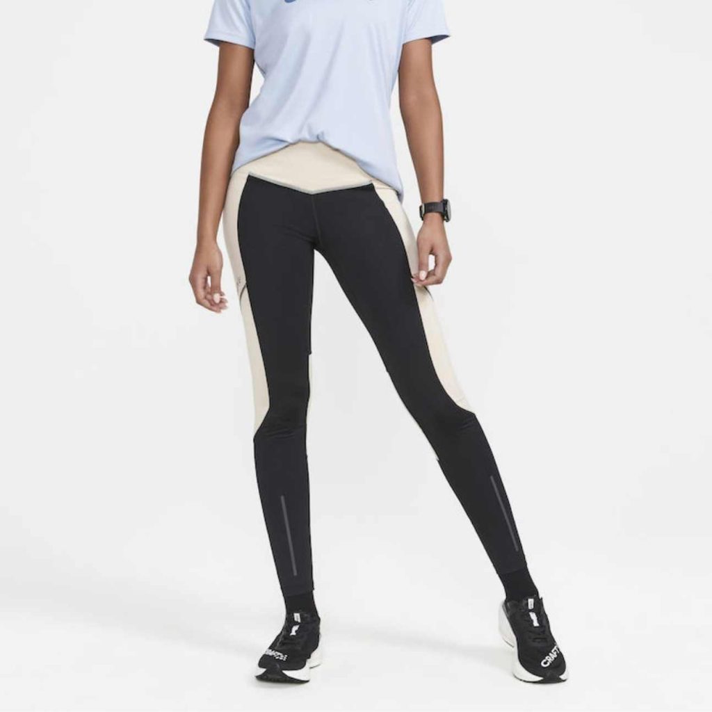 ADV ESSENCE WARM TIGHTS W Black-Ecru