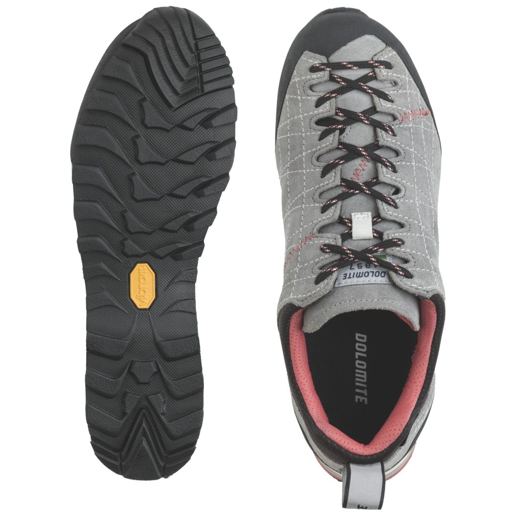 DOL Shoe W's Diagonal GTX Pewter Grey - Coral Red