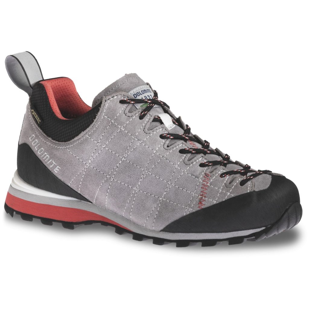 DOL Shoe W's Diagonal GTX Pewter Grey - Coral Red