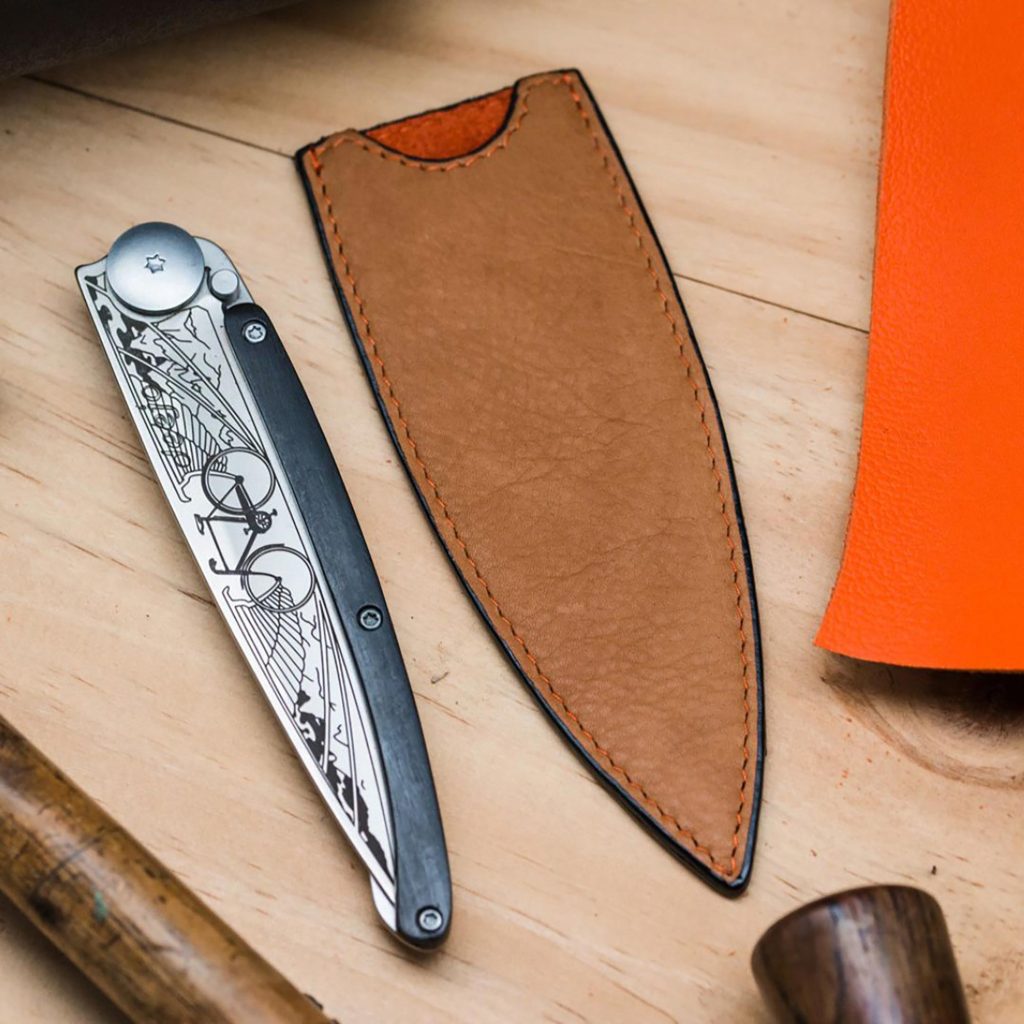 Deejo Etui en Cuir Veau - Mocca