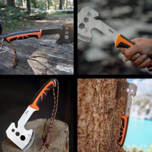 SOL Stoke Camp Hatchet – Hache de Camping Multifonctionnelle