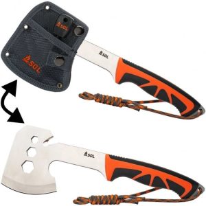 SOL Stoke Camp Hatchet – Hache de Camping Multifonctionnelle