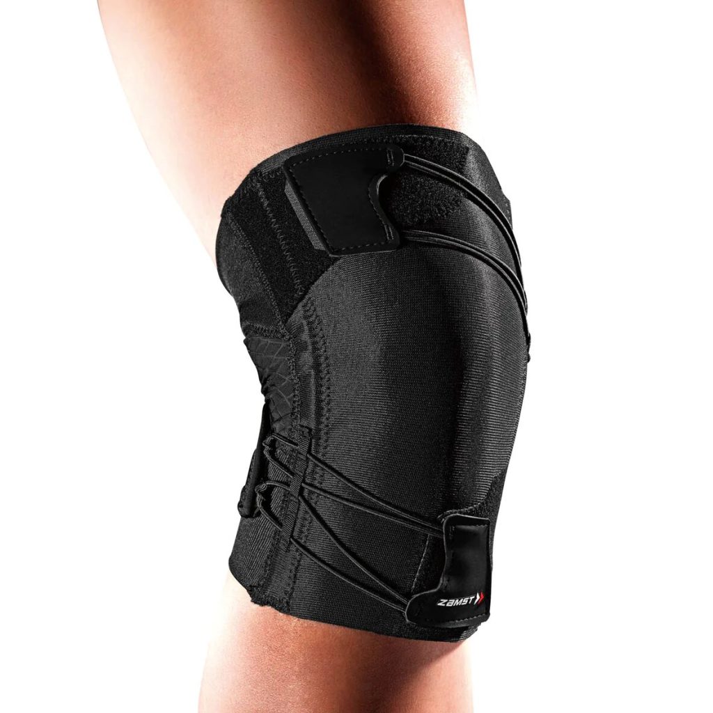 ZAMST - RK-1 Plus : Genouillère Spécial running: prévention du syndrome de l'essuie-glace (TFL) - DROITE