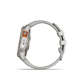 GARMIN Fénix 7 Pro Sapphire Solar Edition Titanium avec bracelet gris / orange 47mm