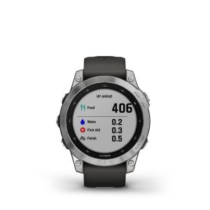 GARMIN Fénix 7 – Standard Edition Silver avec bracelet gris