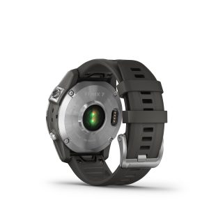 GARMIN Fénix 7 – Standard Edition Silver avec bracelet gris