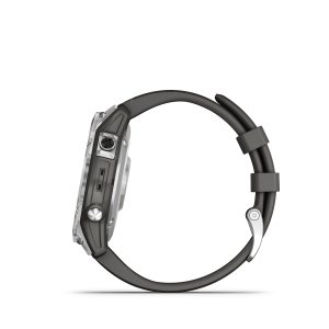 GARMIN Fénix 7 – Standard Edition Silver avec bracelet gris