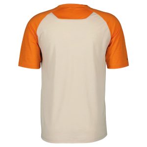 SCO Tee M’s Defined Merino SS – flash orange / dust white