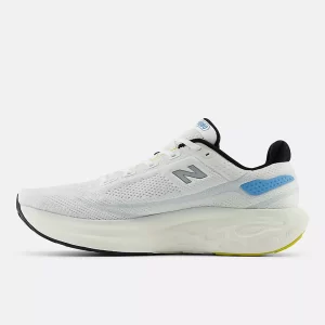 Fresh Foam X 1080 v13 – White avec black et coastal blue – Men