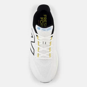 Fresh Foam X 1080 v13 – White avec black et coastal blue – Men