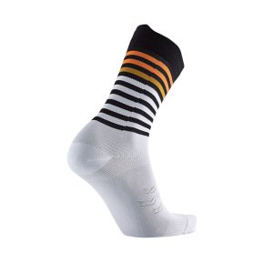 SIDAS – RUN ANATOMIC LIGHT Crew White/Black Chaussettes de Running