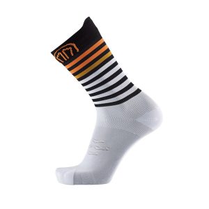 SIDAS – RUN ANATOMIC LIGHT Crew White/Black Chaussettes de Running