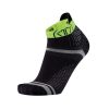 SIDAS - RUN FEEL SOCKS Chaussettes de Running Noir/Jaune