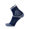 SIDAS - TRAIL Protect Socks Chaussettes de Running Bleu marine / Grey