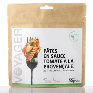 VOYAGER – Pâtes en sauce tomate à la Provençale lyophilisé – 90g – 330 kcal