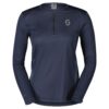 SCO Shirt W's Endurance Tech LS dark blue/metal blue