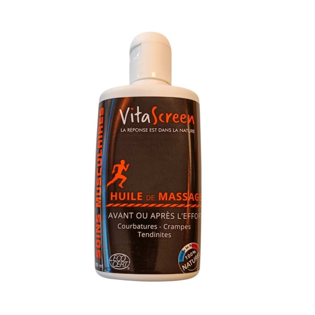 VITASCREEN - HUILE de massage Musculaire à la Gaulthérie 200ml