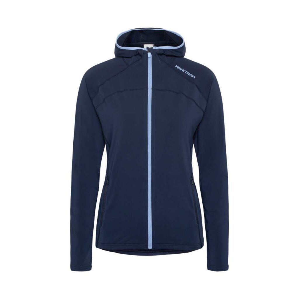 KARI TRAA - Mija Hooded Fleece - Royal W