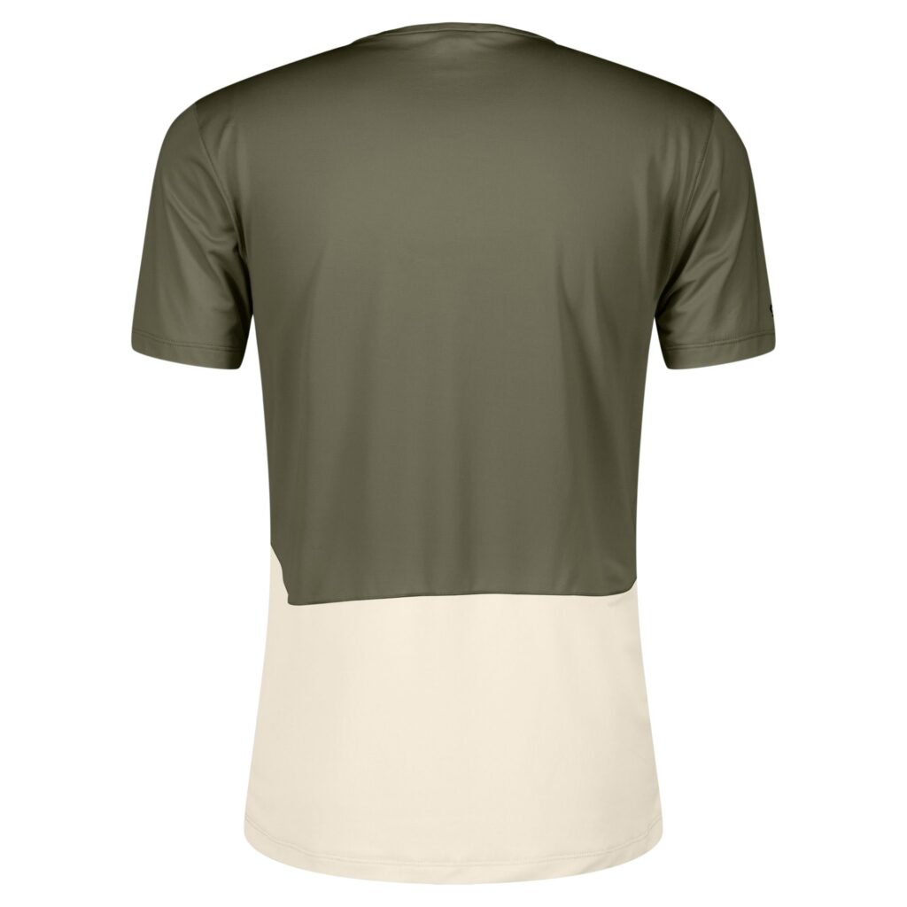 T-shirt à manches courtes homme SCOTT Endurance Tech hay green/cotton white