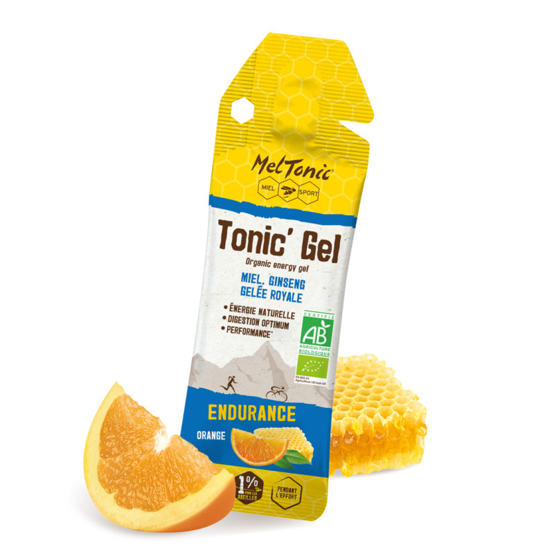 MELTONIC - Gel énergétique Endurance bio Miel ginseng gelée royale