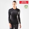 IRON-IC - T-SHIRT Baselayer Femme Thermo Cashmere Grey