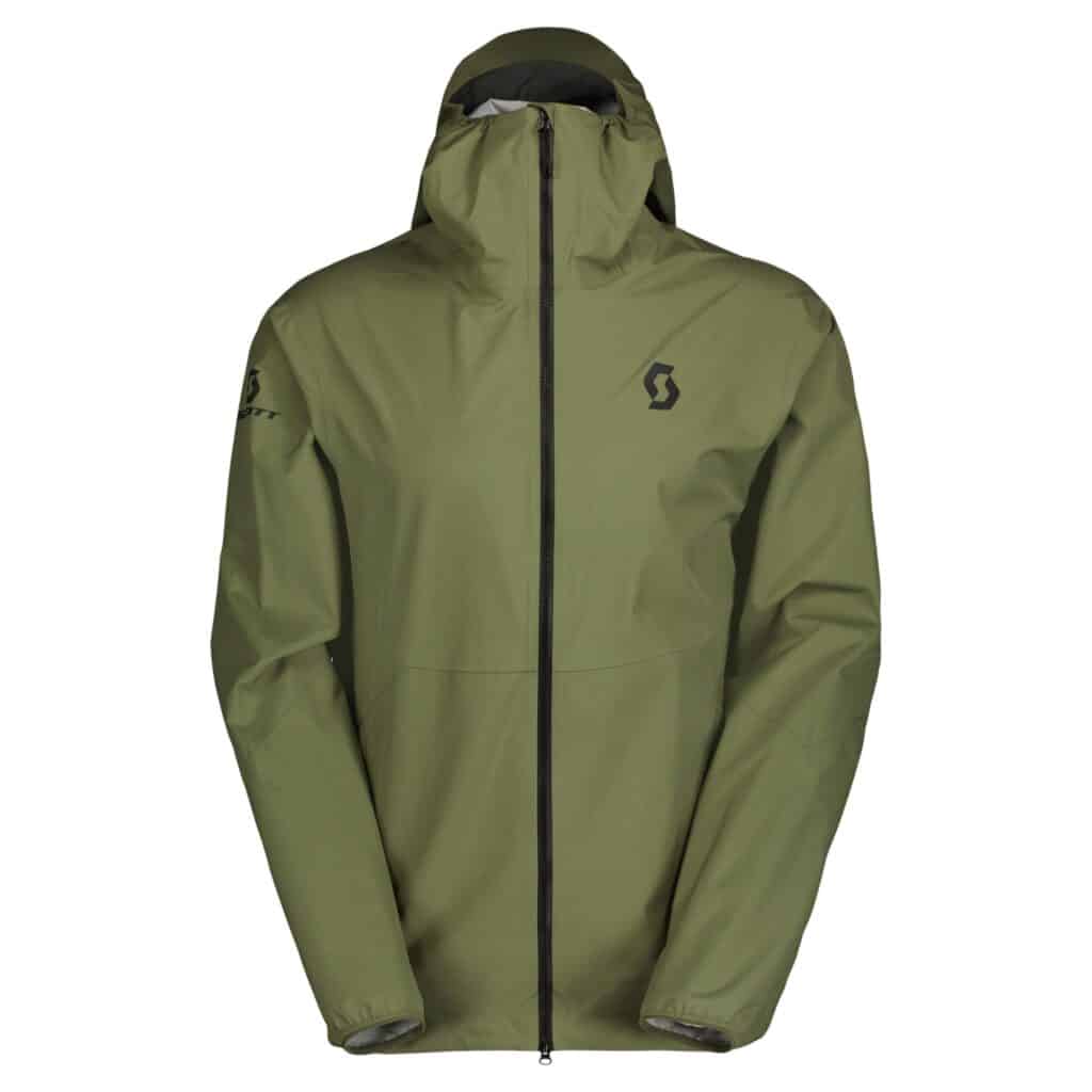 Veste légère pour homme SCOTT Explorair Dryo 2.5 couches vert foin