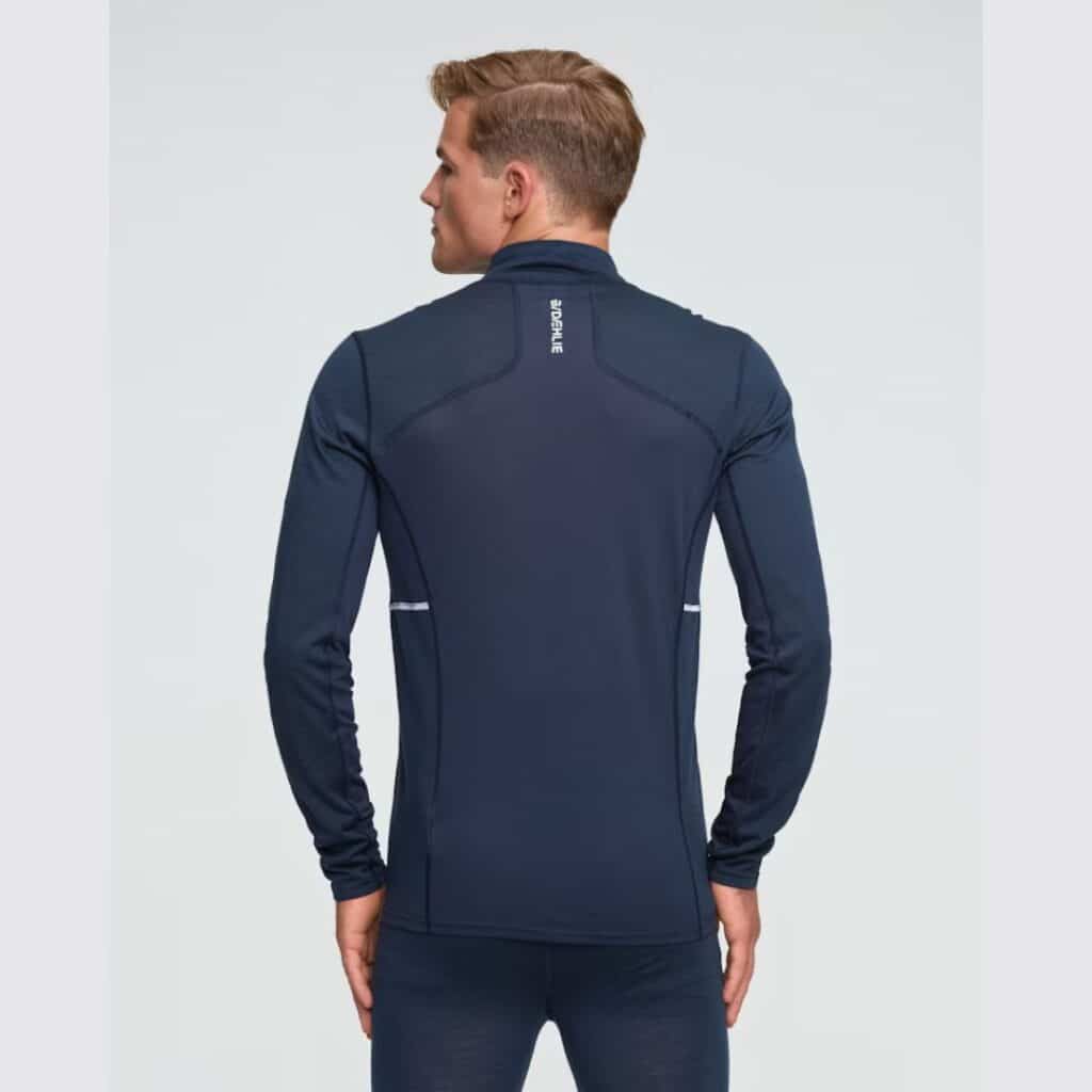 DAEHLIE- Performance Wool Half Zip - Navy Homme