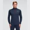 DAEHLIE- Performance Wool Half Zip - Navy Homme