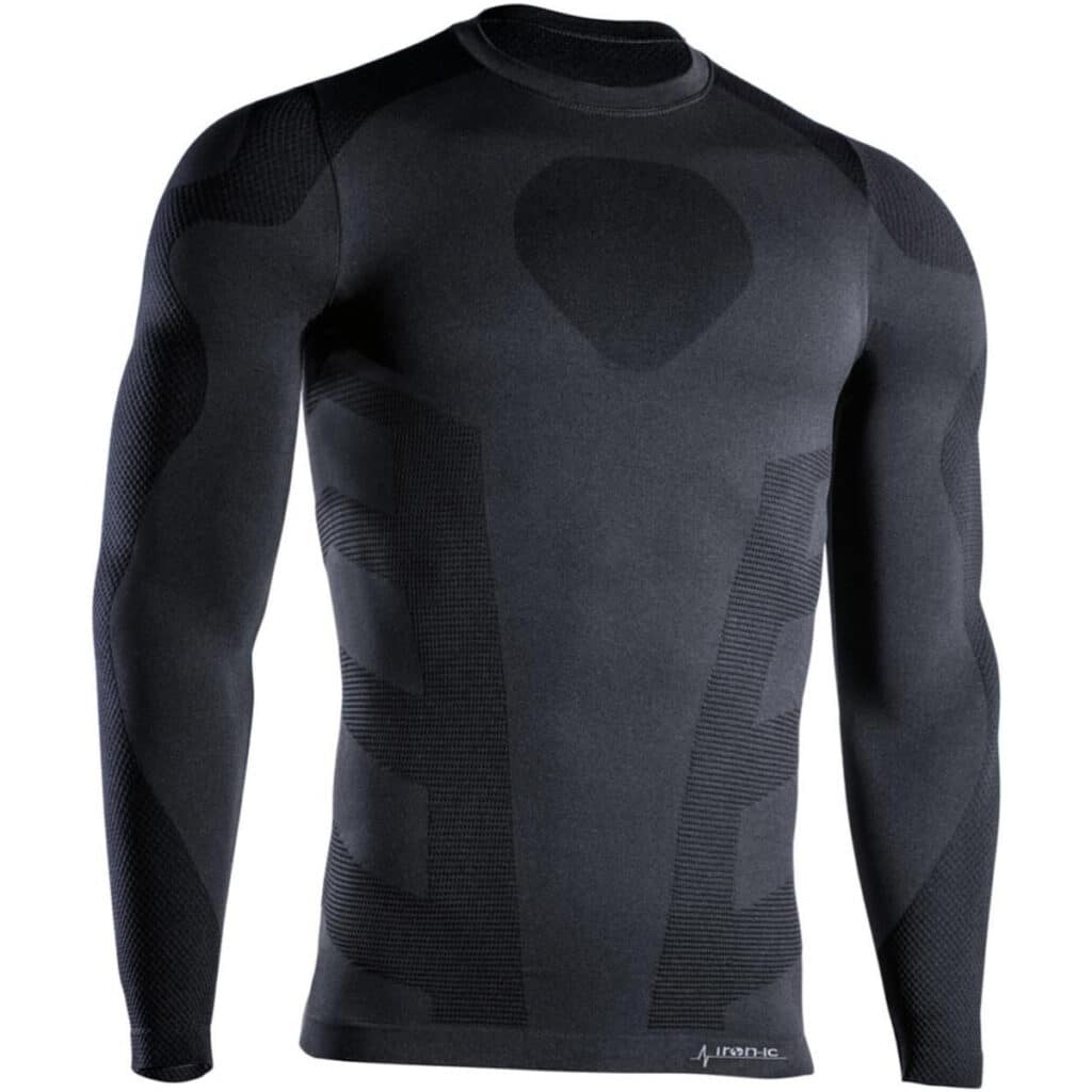 IRON-IC - T-SHIRT Baselayer Homme Thermo Dry I-soft Noir