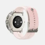 Suunto Race S Powder Pink et bracelet en silicone rose pâle