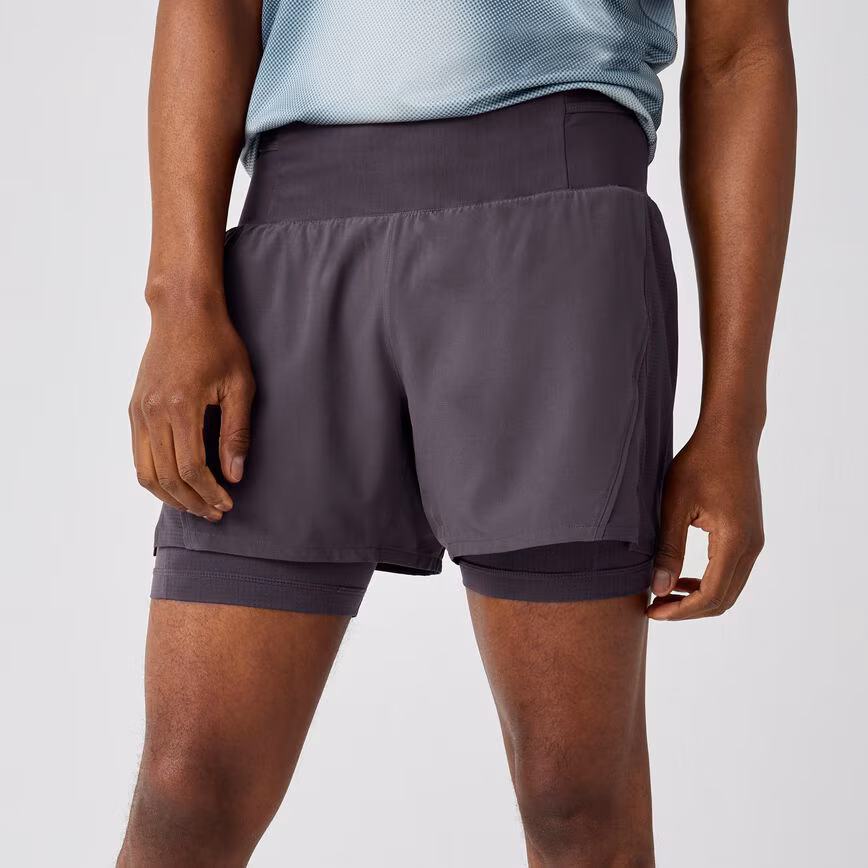 High Point 5" 2-in-1 Short 2.0 Dk Russet Homme
