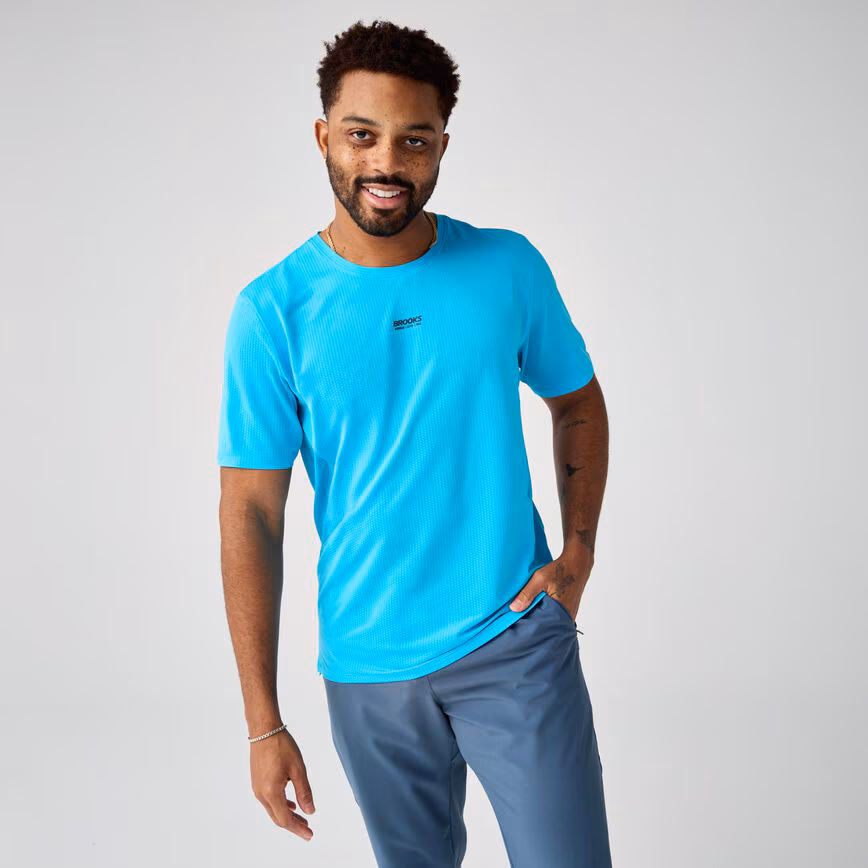 High Point Short Sleeve 2.0 Blazing Blue/Atomic Blue Homme