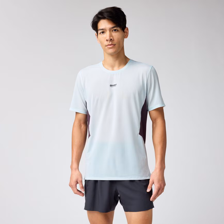 High Point Short Sleeve 2.0 Stride Blue/Dk Russet Homme