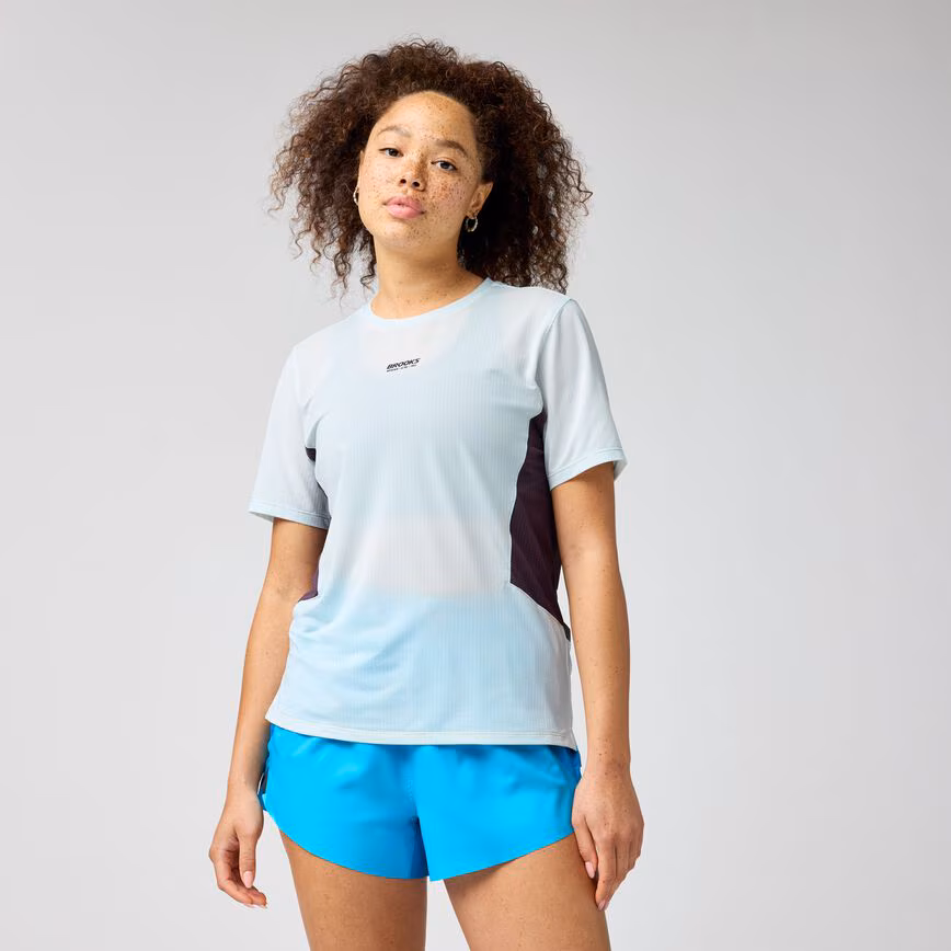 High Point Short Sleeve 2.0 Stride Blue/Dk Russet Femme