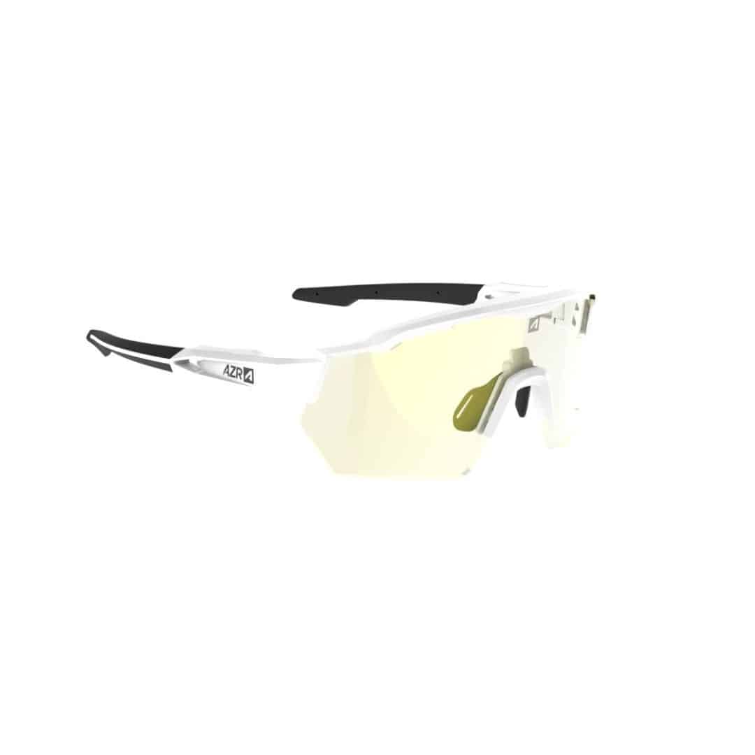 AZR – 4777- Kromic Race rx Blanche vernie / noire / écran kromic gold multicouche CAT 1/3