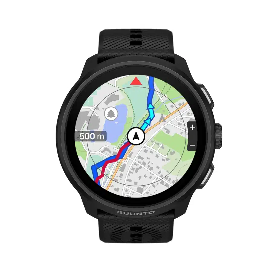 Suunto Run 2 All Black 4GB et bracelet silicone